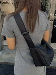 Foufurieux Women Shoulder Bags Messenger Bags Female Crossbody Bags
