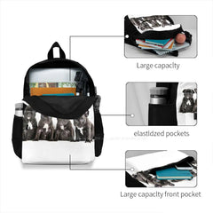 Frenchies Bags Travel Laptop Backpack Frenchie Posing French Bulldog