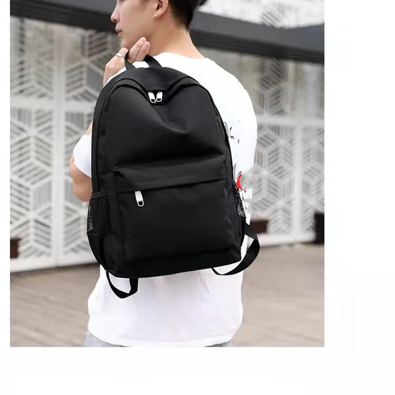 Four Seasons Casual USB Oxford Cloth Solid Backpack
