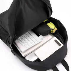 Four Seasons Casual USB Oxford Cloth Solid Backpack