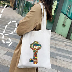 Gaza Palestinian Map Flag Jerusalem Heart Al Aqsa Mosque Cotton Tote Bag