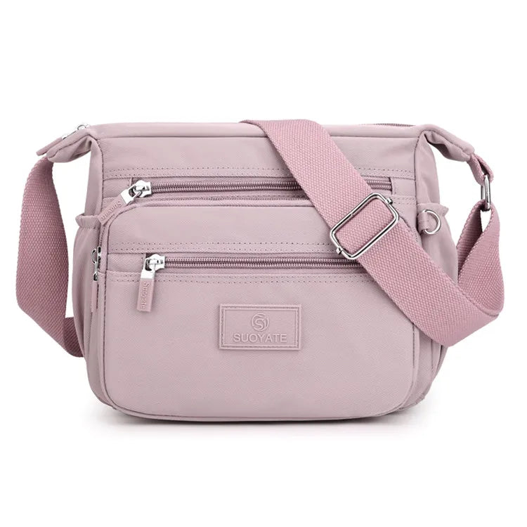 Women Shoulder Bag CrossBody Bag Travel Handbag Nylon Waterproof Casual Ladies M