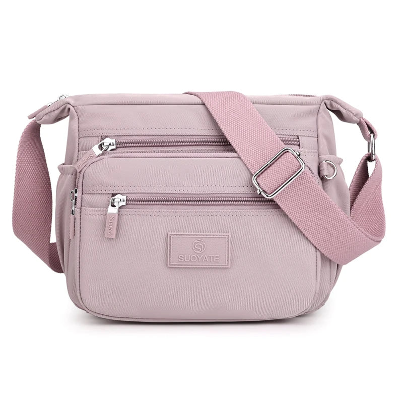Women Shoulder Bag CrossBody Bag Travel Handbag Nylon Waterproof Casual Ladies M