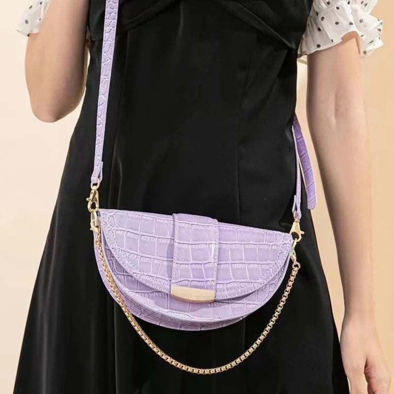 Women Shoulder Bag Chain Handbag Small Crossbody Messenger Hobo Bag