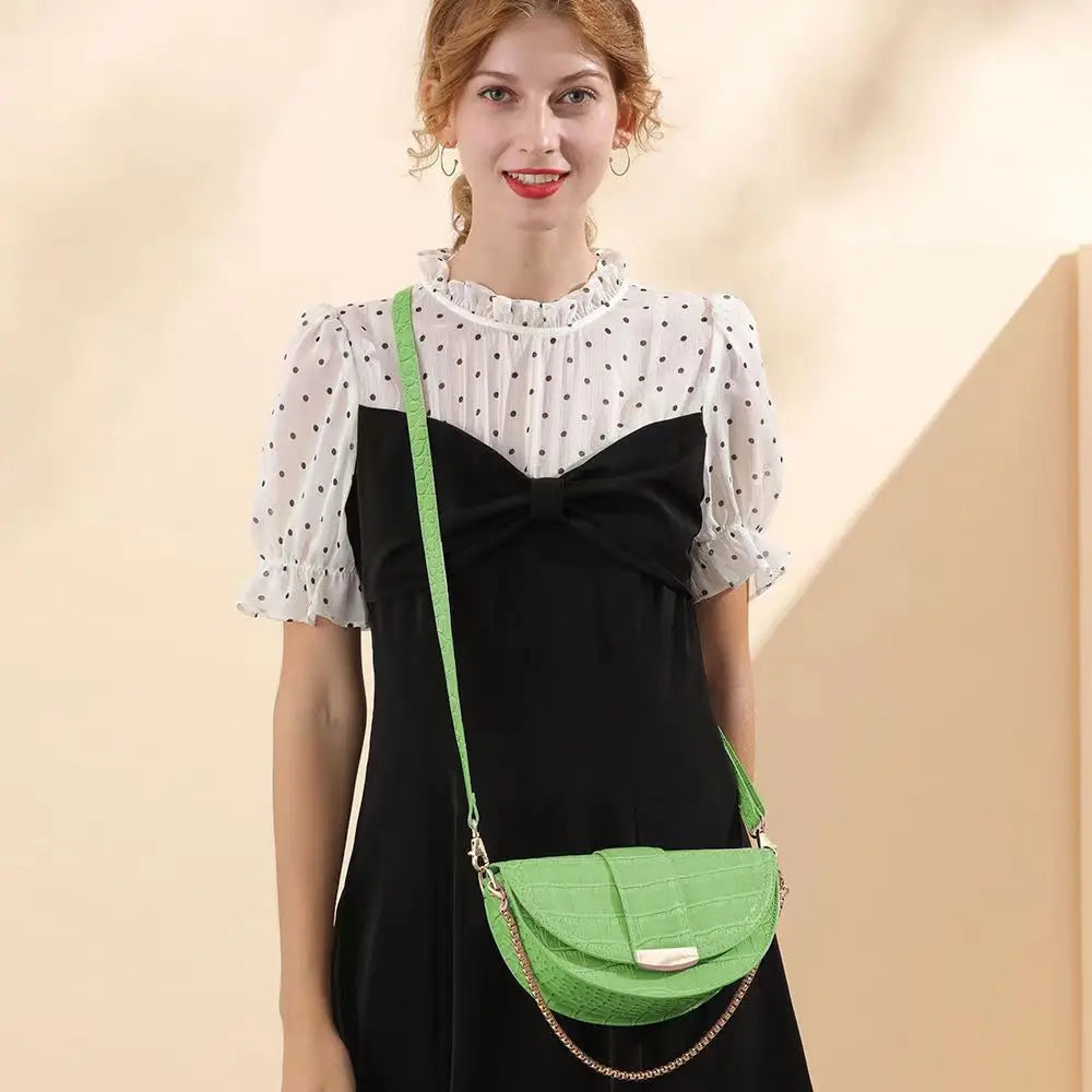Women Shoulder Bag Chain Handbag Small Crossbody Messenger Hobo Bag