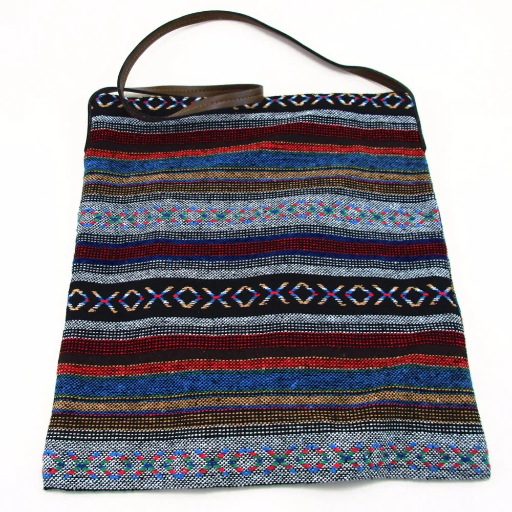 Vintage Hmong Tribal Ethnic Thai Boho Crossbody Bag Embroidery Tapestry