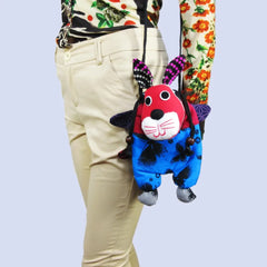 Women Cute Cat Handbag Shoulder Purse Rabbit Bag with Bell