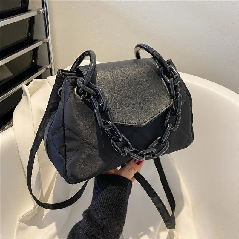 Sac à bandoulière de grande capacité en chaîne de diamants de haute qualité