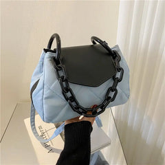 Sac à bandoulière de grande capacité en chaîne de diamants de haute qualité