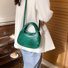 French Shoulder Bag for Women Summer Soft Pu Leather Underarm Bags
