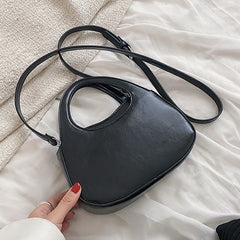 French Shoulder Bag for Women Summer Soft Pu Leather Underarm Bags