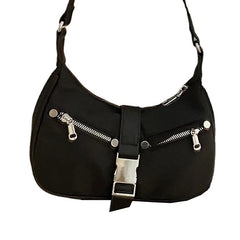 French Niche Nylon Underarm Bag Women's High-quality Texture Messenger Bag