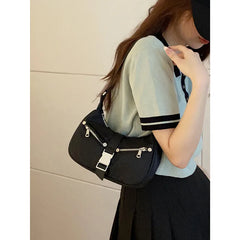 French Niche Nylon Underarm Bag Women's High-quality Texture Messenger Bag