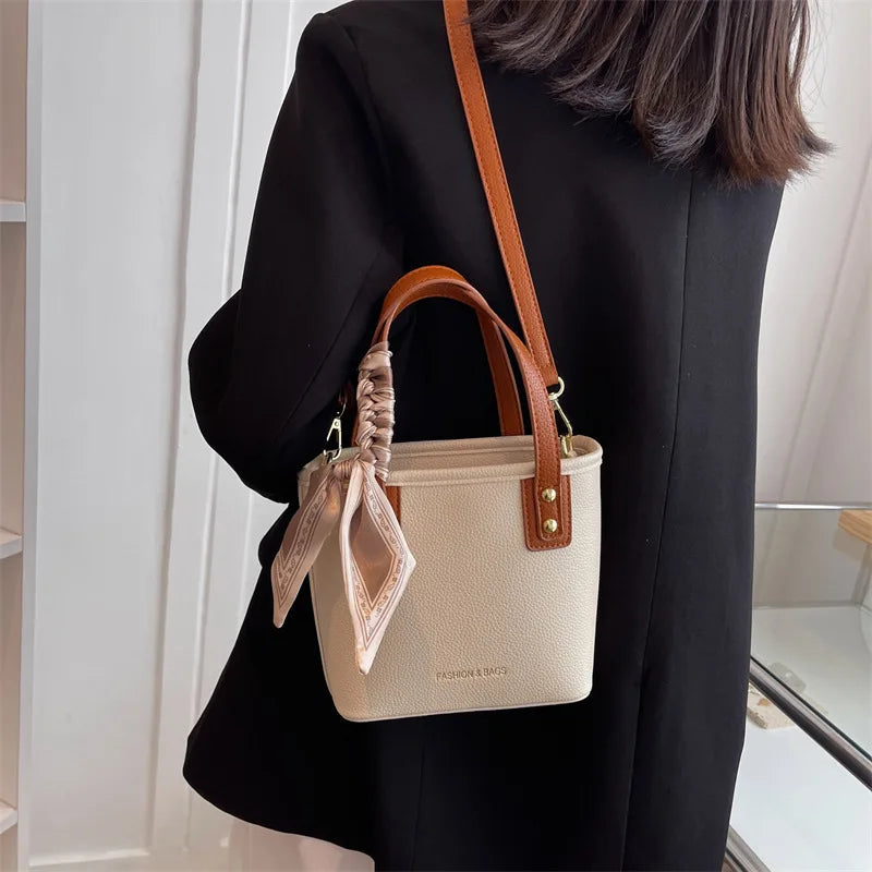 French Women's High-end Handbag Tote Bag