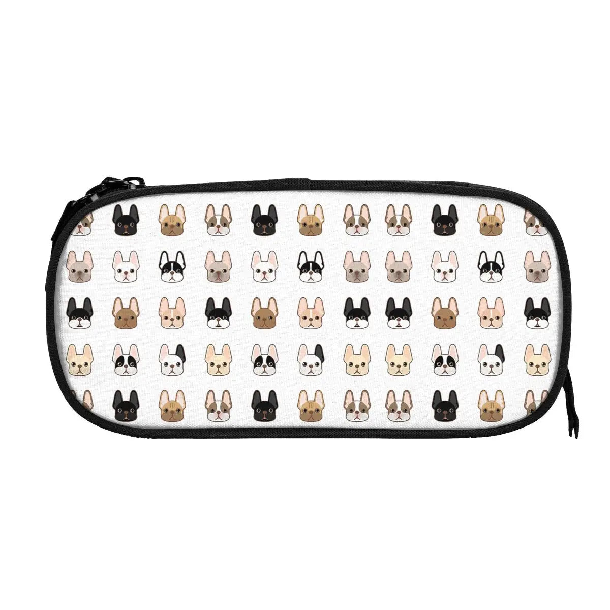 Frenchies Family Pen Box Student School Anime Zipper Pen Bag