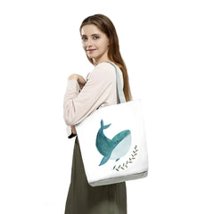 Whale Sea Series Shopper Bag Women Handbags Large Capacity Totes