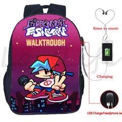 Teenager USB School Backpack for Boys Girls