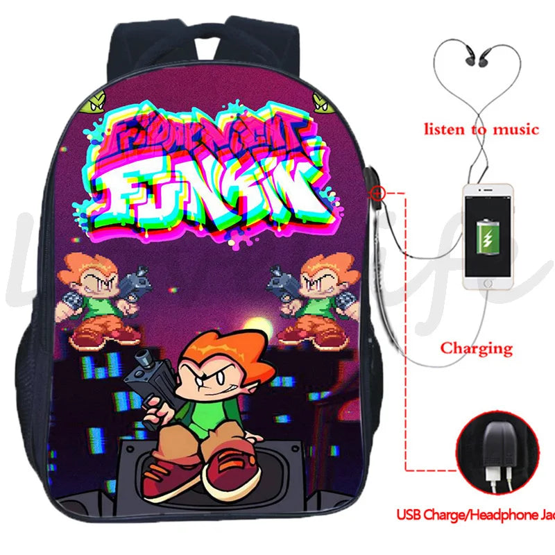 Teenager USB School Backpack for Boys Girls