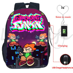 Teenager USB School Backpack for Boys Girls