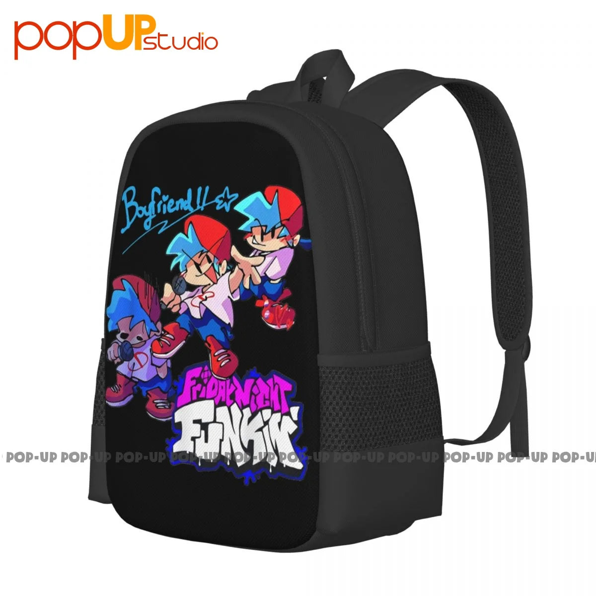 Friday Night Funkin Boyfriend Backpack Softback Shopping Bag