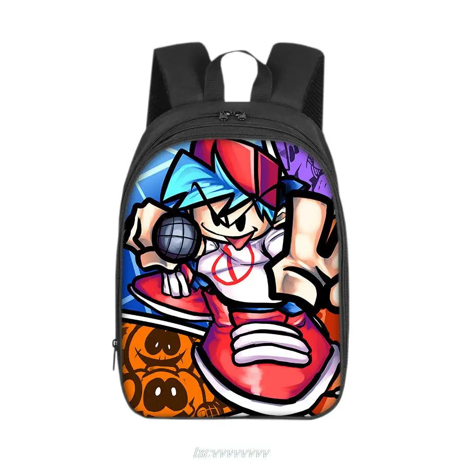 FNF School Bags 3D Waterproof Backpacks for Boys Girls