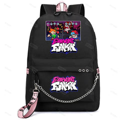 Friday Night Funkin Usb Charging Backpacks Mochila Backpacks