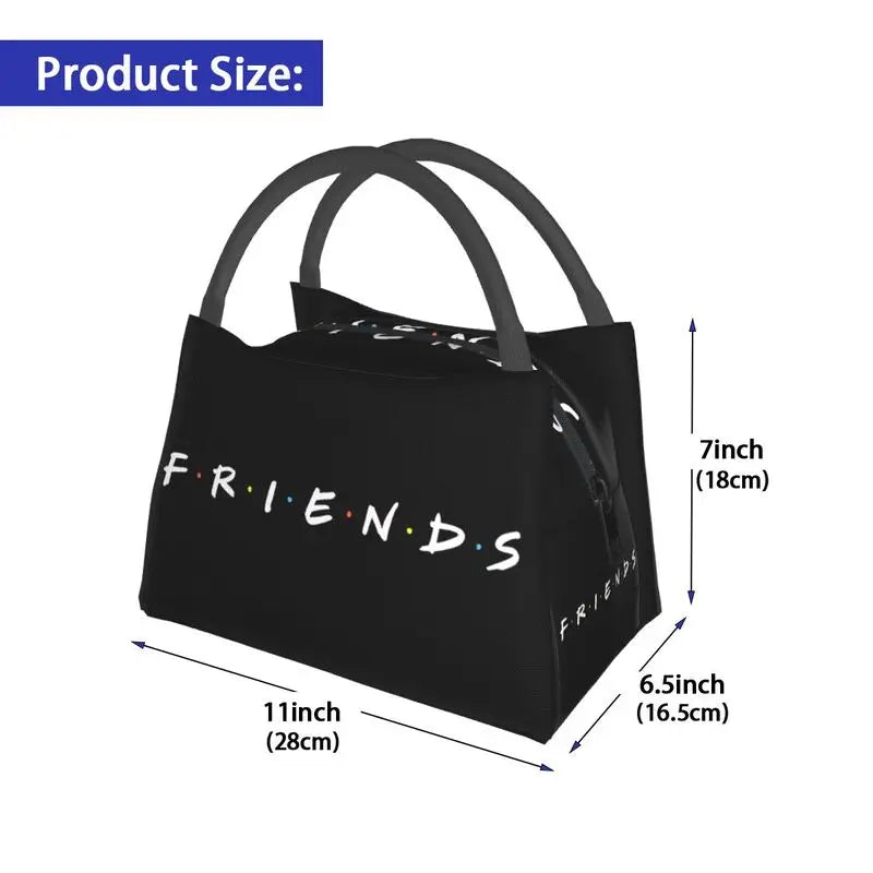 Funny Quote Insulated Lunch Bag TV Show, Work Travel Meal Food Container