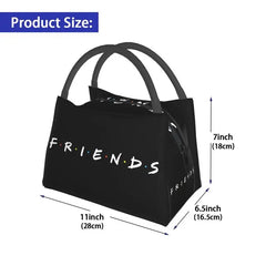 Funny Quote Insulated Lunch Bag TV Show, Work Travel Meal Food Container