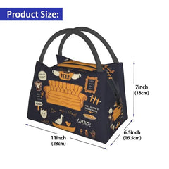 Insulated Lunch Bag for Women Leakproof TV Show Thermal Cooler Lunch Tote