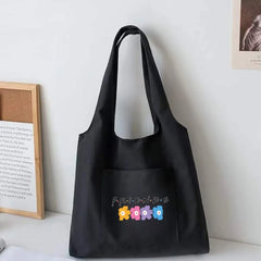 Canvas Vest Bag Women Casual Shopping Shoulder Bag