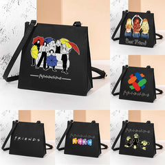 Square Shoulder Bag Soft Crossbody Tote Handbag for Women