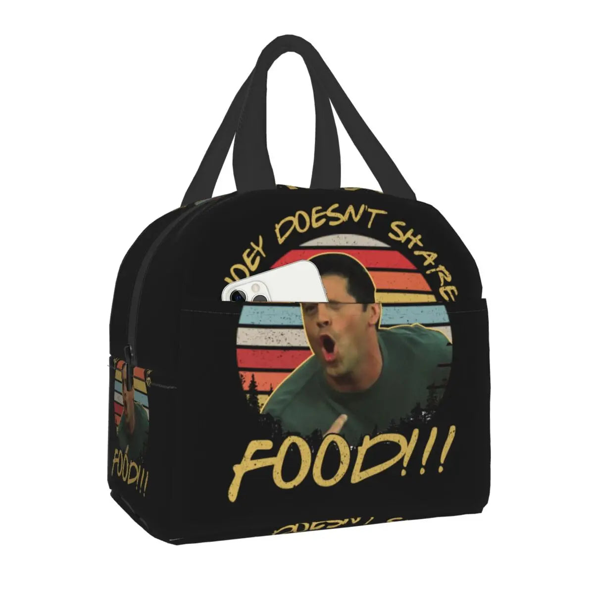 Funny Joey Meme Insulated Lunch Bag for Women