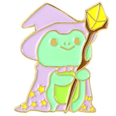 Frog Brooch Strawberry Magic Witch Hat Christmas