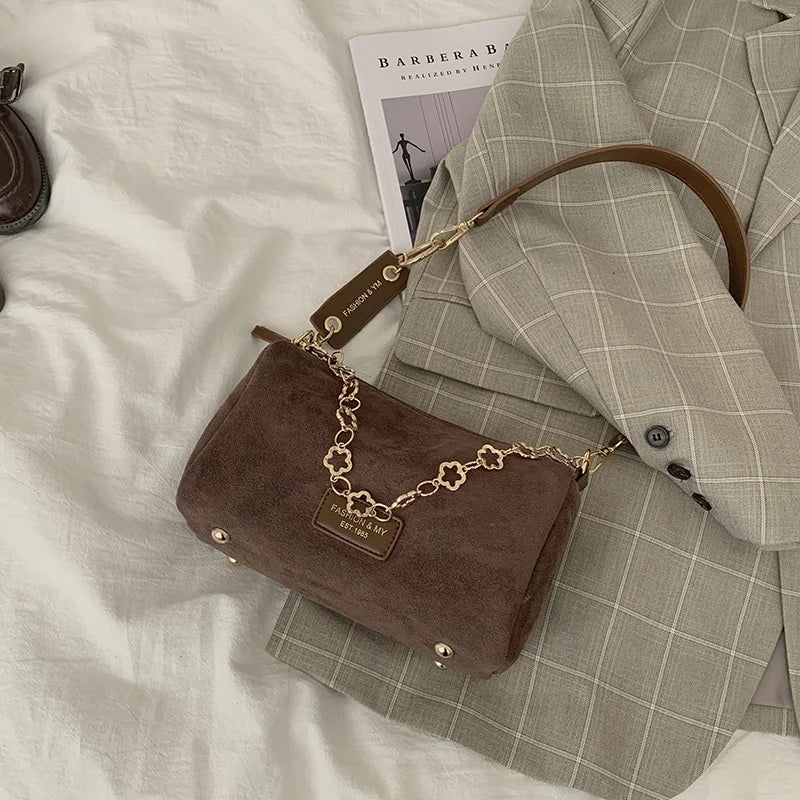 Frosted Pillow Bag Female Autumn Chain Messenger Bag