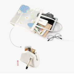 Women's Fruit Jelly Shoulder Handbag Transparent Crossbody Bag KL962