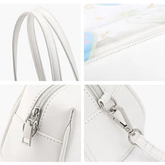 Women's Fruit Jelly Shoulder Handbag Transparent Crossbody Bag KL962