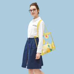 Women's Fruit Jelly Shoulder Handbag Transparent Crossbody Bag KL962