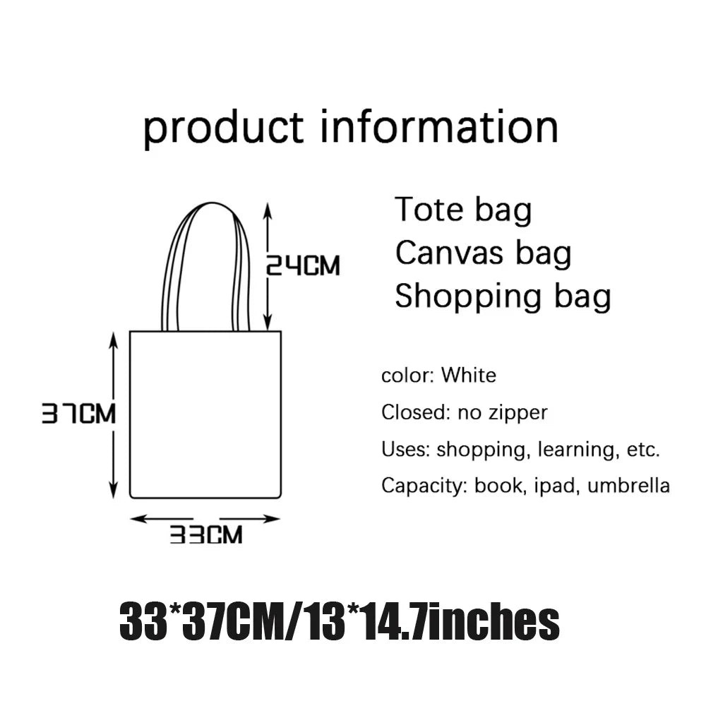 Fruit Market Women Shopper Bags Canvas Tote Handbag Shoulder Shopping Bag