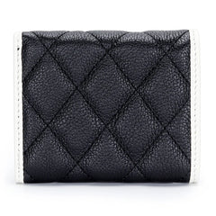 Short Cow Leather Wallet Women's Lingge Style