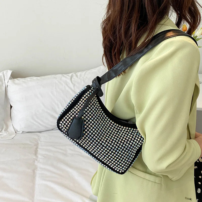 Diamonds Handbag Shoulder Bag for Women Tote Bag Female Dinner Purse