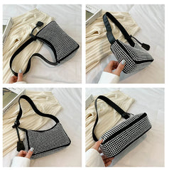 Diamonds Handbag Shoulder Bag for Women Tote Bag Female Dinner Purse