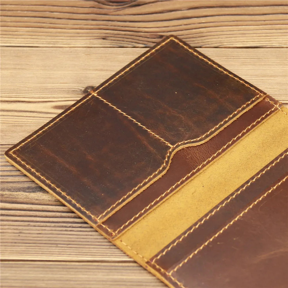 Leather Czech Republic Passport Cover Prague Passport Holder