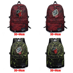 Fullmetal Alchemist Packsack Fabric Unisex Backpack Zip Teenager Schoolbag