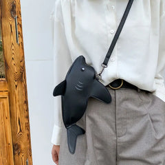 Shark Crossbody Shoulder Bag Casual Women's Clutch Bag Mini Messenger Bag