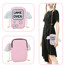 Fun Game Shape Crossbody Bag Purses and Handbags for Women