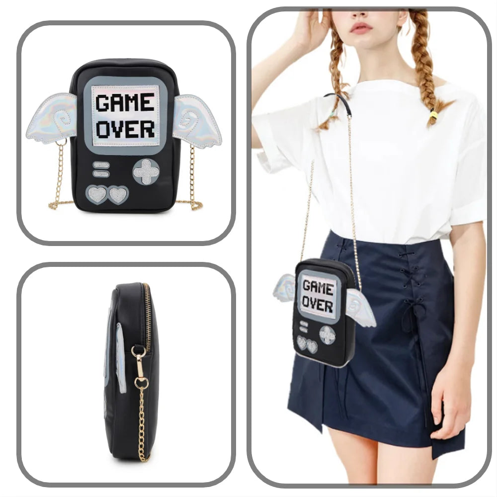 Fun Game Shape Crossbody Bag Purses and Handbags for Women
