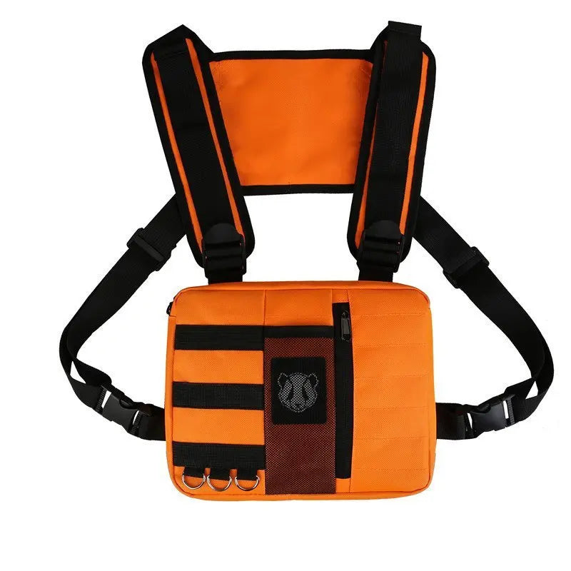 Outdoor Sport Cargo Vest Bag Men Women Tactical Chest Bag