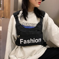 Tactical Chest Bag Hip Hop Vest Streetwear Nylon Waist Pack Outdoor