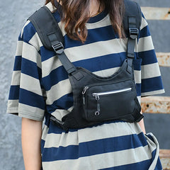 Reflective Chest Rig Bag Functional Tactical Streetwear Vest Bag