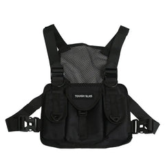 Functional Tactical Chest Rig Bag for Woman Hip Hop Vest Streetwear Bag